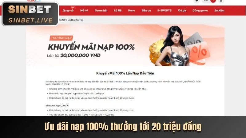 Hoàn trả casino vnbet